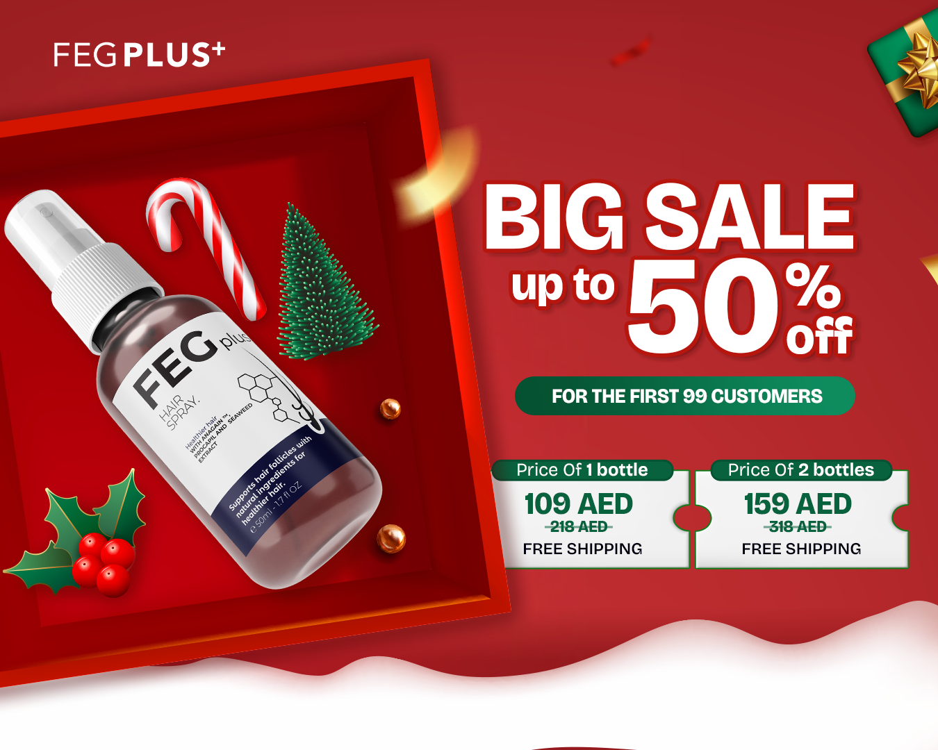 FEG Plus Hair Growth Spray – FEG Cosmetics
