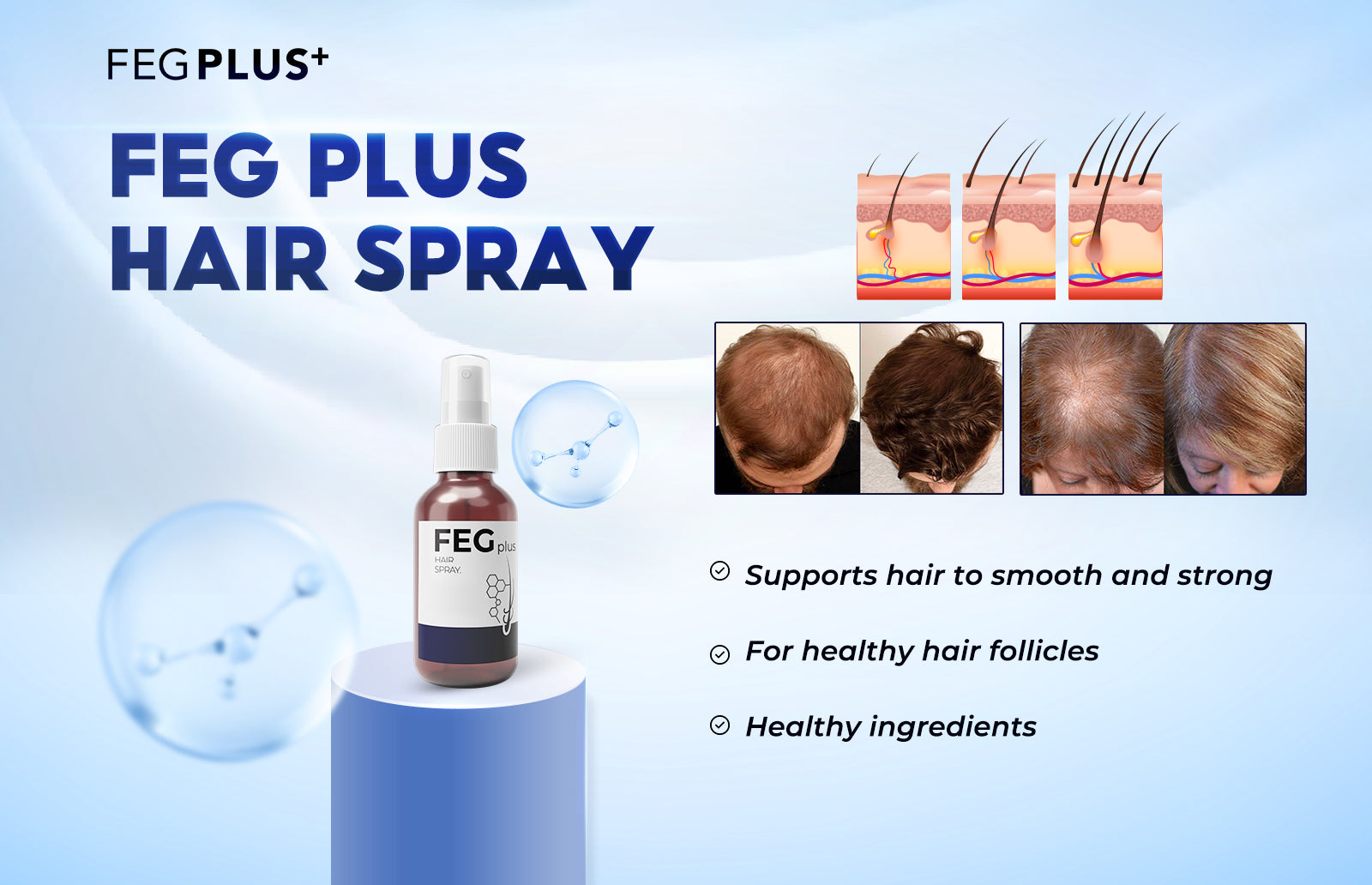 FEG Plus Hair Spray – FEG Cosmetics